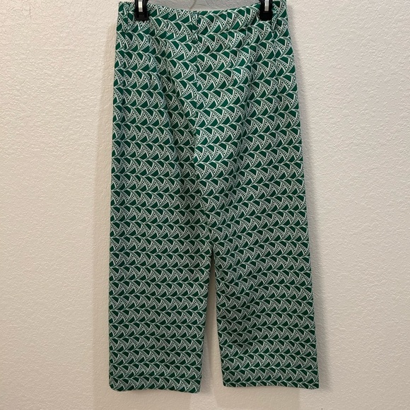 Jones New York Green Geometric Pants - Picture 5 of 8